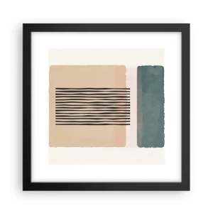 Plakat w czarnej ramie - Wszystko w porządku - 30x30 cm