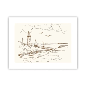 Plakat - Zarys wspomnienia lata - 40x30 cm