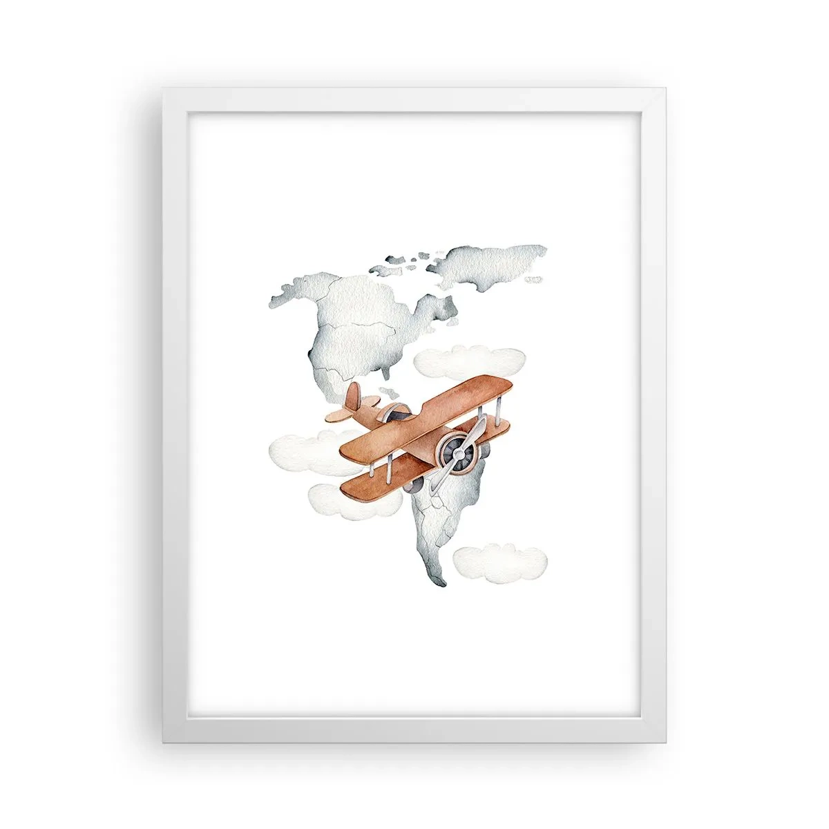 Plakat w białej ramie - W pionierskim duchu - 30x40 cm