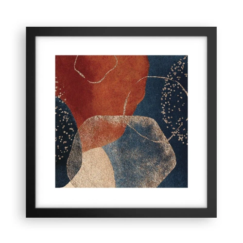 Plakat w czarnej ramie - Lekkość bytu - 30x30 cm