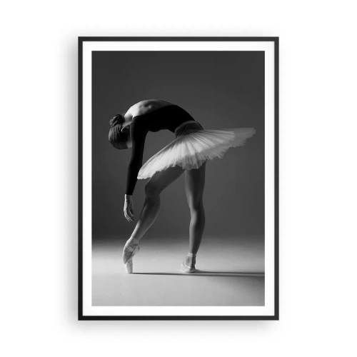 Plakat w czarnej ramie - Bella balerina - 70x100 cm
