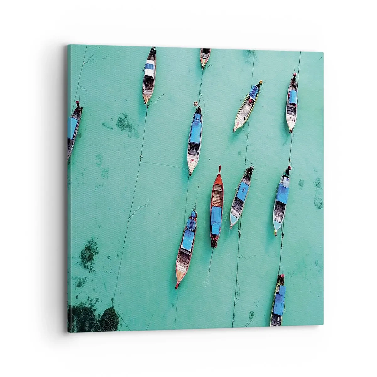 Obraz na płótnie - W radosnym oczekiwaniu - 70x70 cm