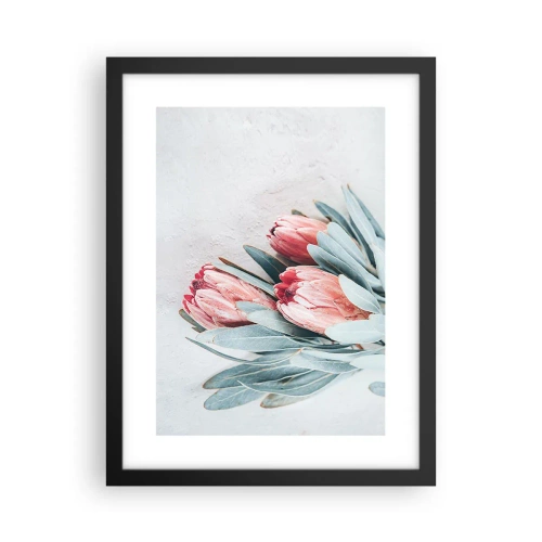 Plakat w czarnej ramie - Zawstydzone własną urodą - 30x40 cm