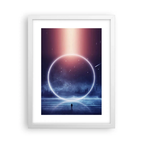 Plakat w białej ramie - Już tu są… - 30x40 cm