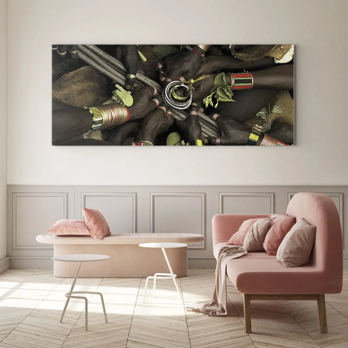 Obraz na szkle - Jesteśmy razem - 100x40 cm