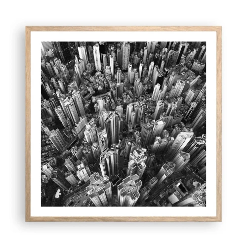 Plakat w ramie jasny dąb - Wciąż wyżej i wyżej - 60x60 cm