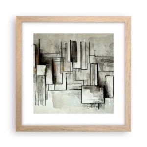 Plakat w ramie jasny dąb - Siła prostoty - 30x30 cm