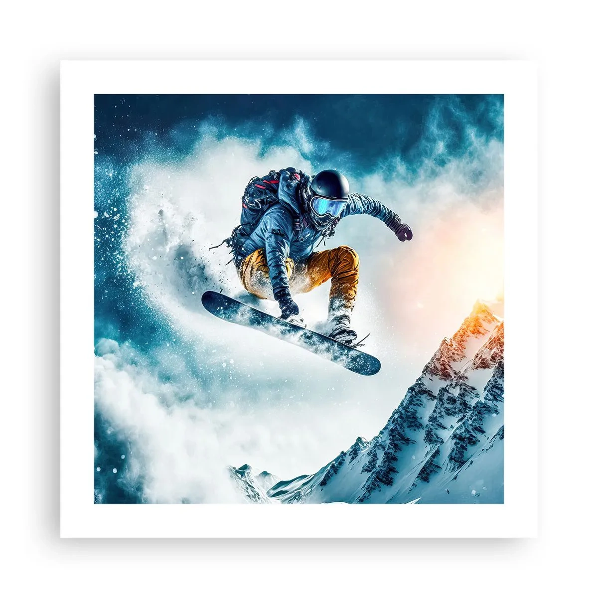 Plakat - Ekstremalne emocje - 50x50 cm