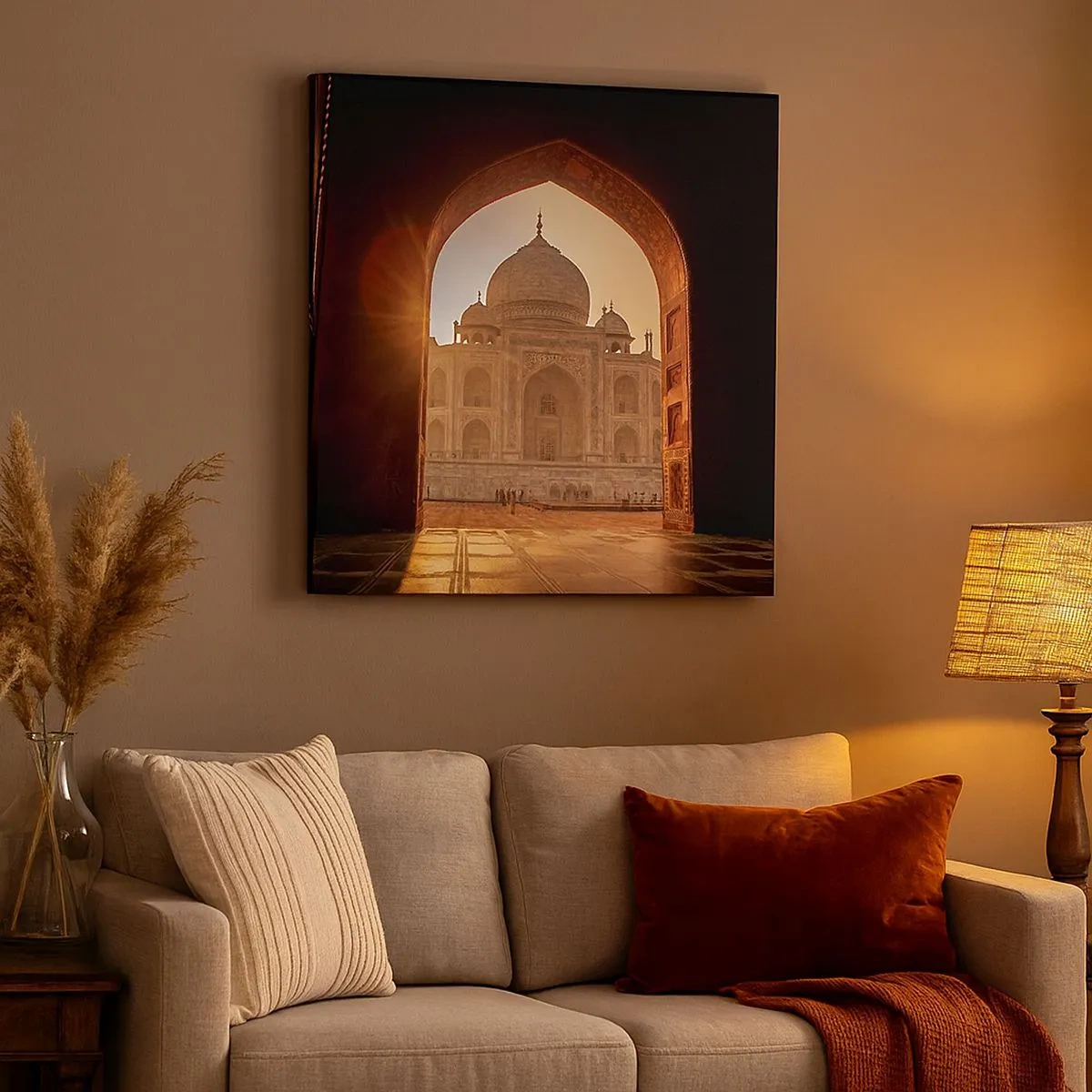 Obraz na płótnie - Pomnik nieziemskiej miłości - 30x30 cm