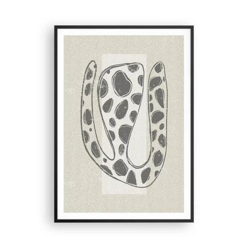 Plakat w czarnej ramie - Przedziwne stworzenie - 70x100 cm