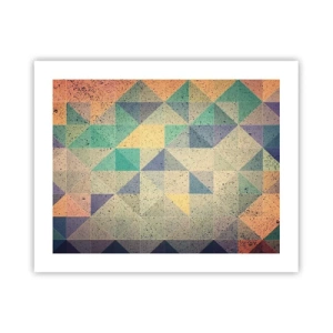 Plakat - Republika trójkątów - 50x40 cm