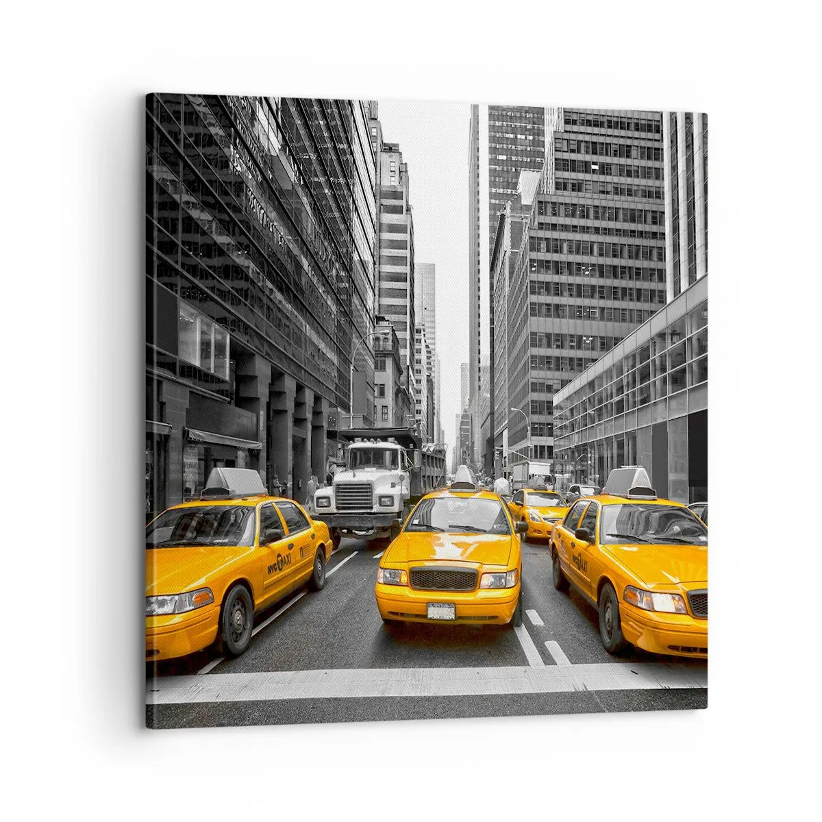 Obraz na płótnie - To my ubarwiamy miasto - 60x60 cm