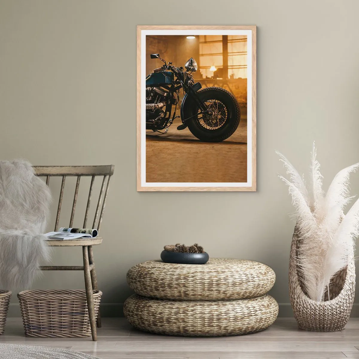 Plakat w ramie jasny dąb - Mogę wszystko - 30x40 cm