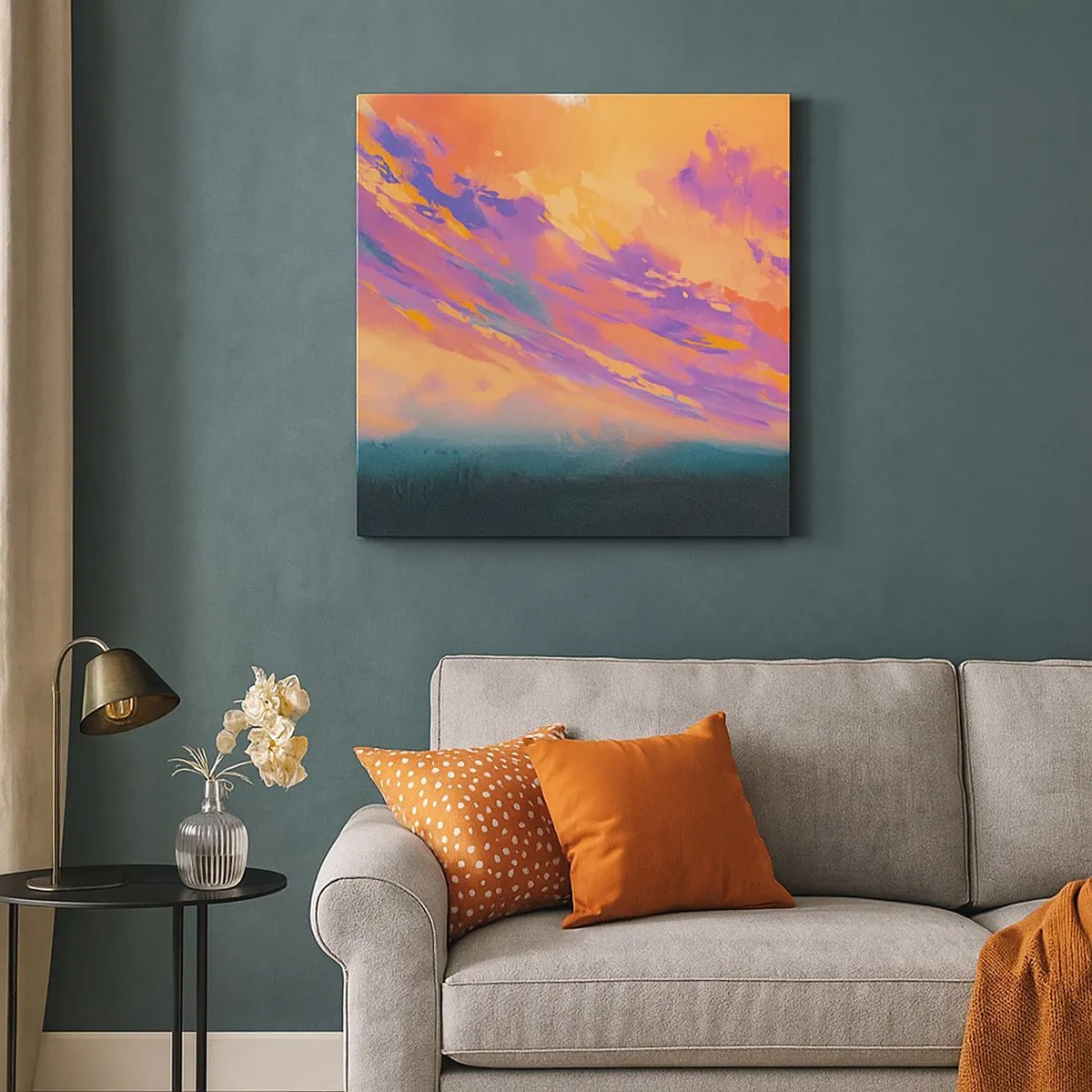 Obraz na płótnie - Siła przyciągania - 30x30 cm