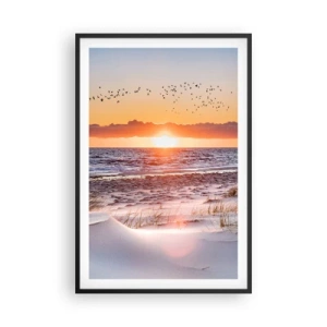 Plakat w czarnej ramie - Pejzaż horyzontalny - 61x91 cm