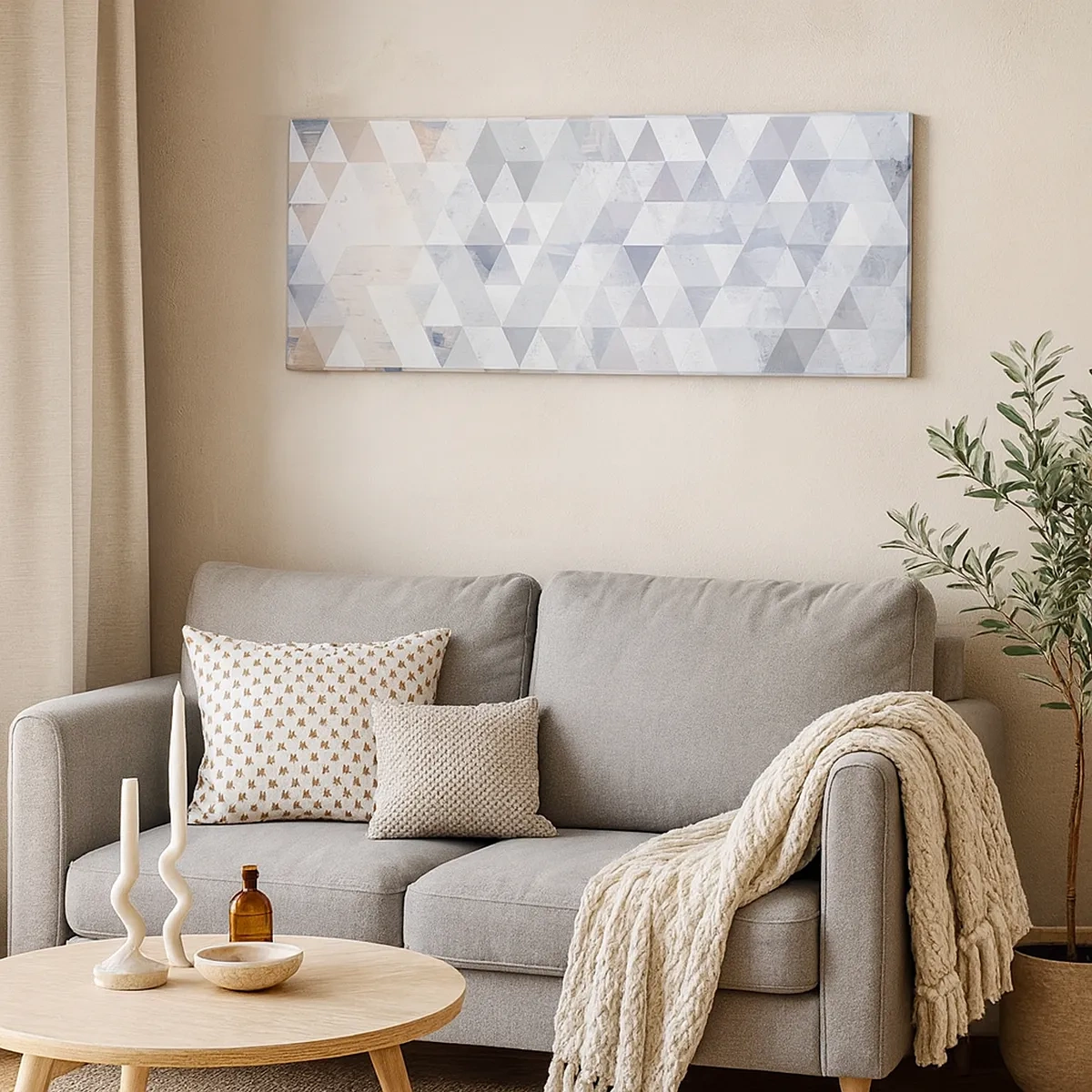 Obraz na płótnie - W rytmie na trzy - 30x30 cm