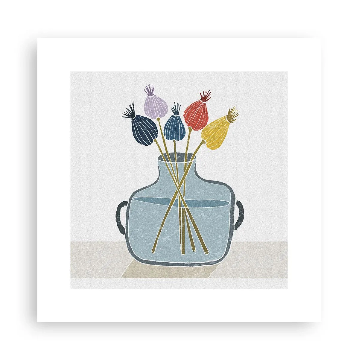 Plakat - Jak makiem zasiał - 30x30 cm