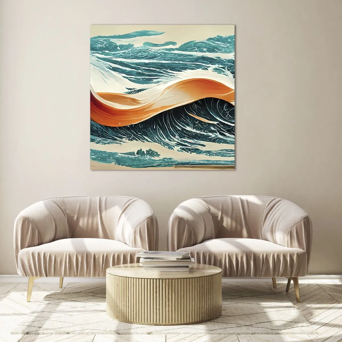 Obraz na szkle - Sen surfera - 30x30 cm