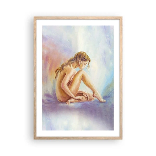 Plakat w ramie jasny dąb - Akt młodości - 50x70 cm
