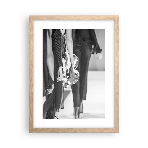 Plakat w ramie jasny dąb - Stylowa parada - 30x40 cm