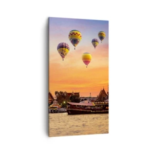 Obraz na płótnie - Tutaj rodzą się baśnie - 45x80 cm