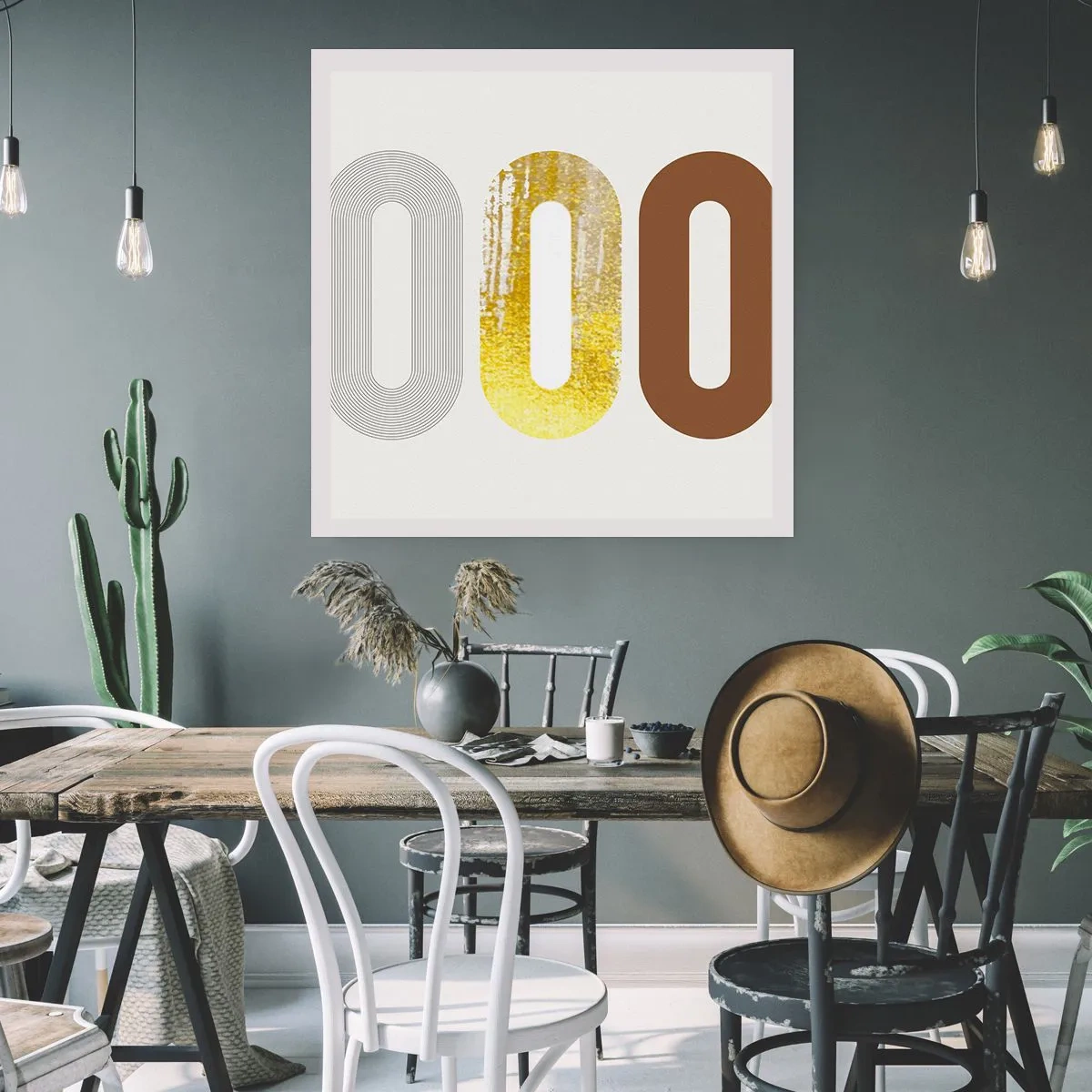 Plakat - Ooo! - 50x50 cm