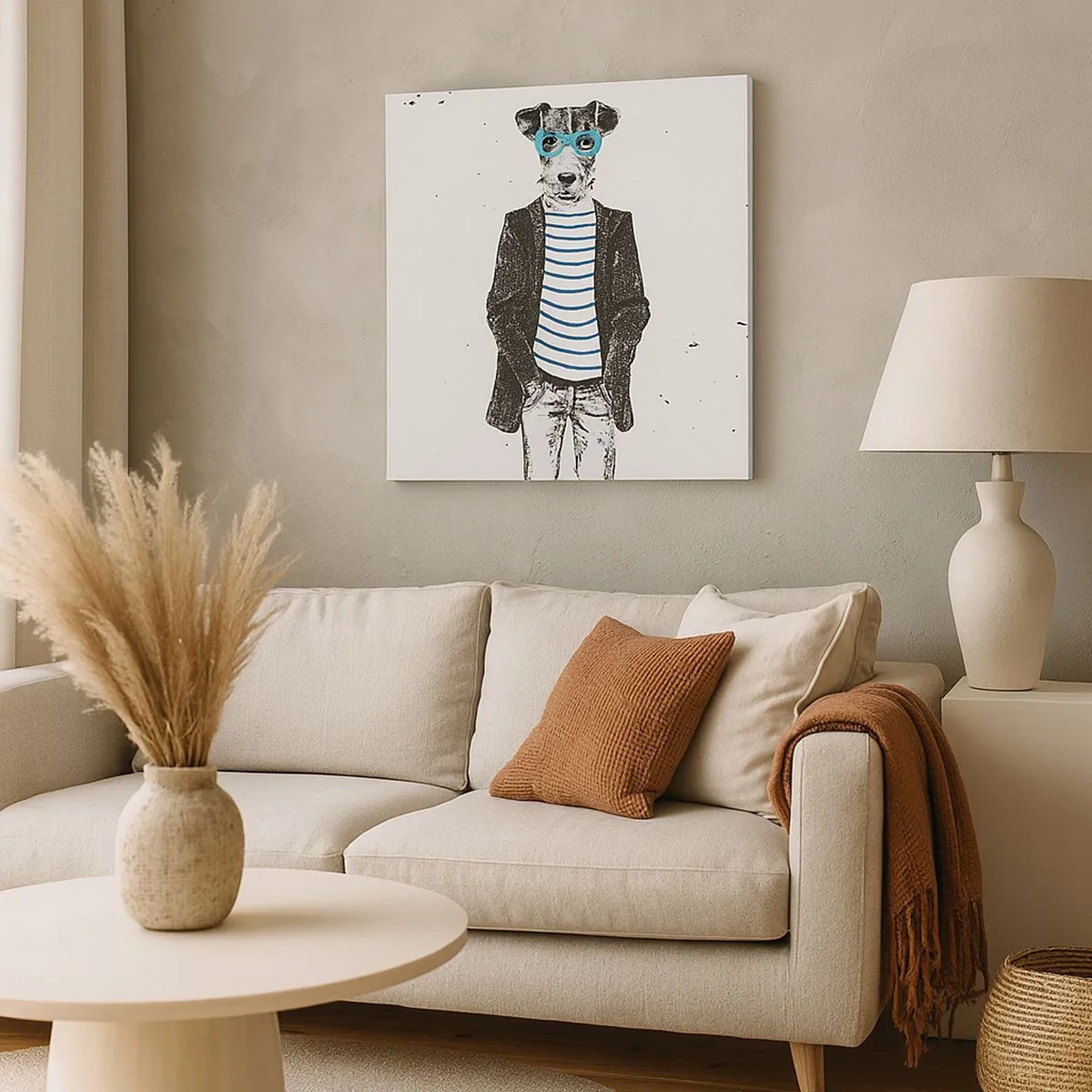 Obraz na płótnie - Na psa urok - 30x30 cm