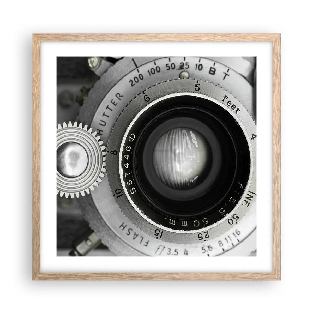 Plakat w ramie jasny dąb - Opowieść o Hollywood - 50x50 cm