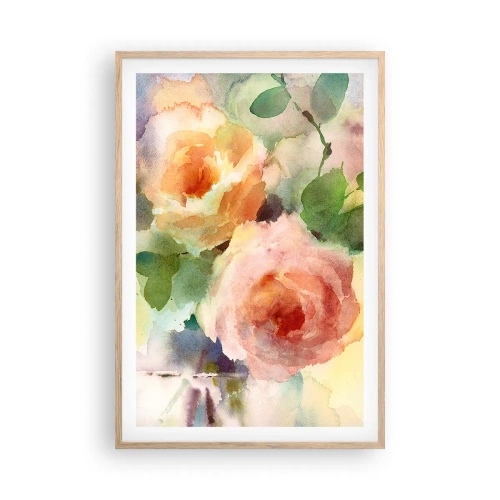 Plakat w ramie jasny dąb - Delikatne jak akwarela - 61x91 cm