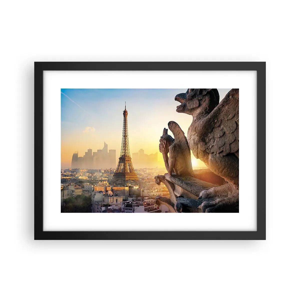 Plakat w czarnej ramie - Wiele się zmieniło… - 40x30 cm
