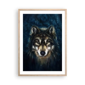 Plakat w ramie jasny dąb - Alfa? I omega - 50x70 cm