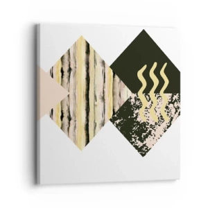 Obraz na płótnie - Nie takie proste - 30x30 cm