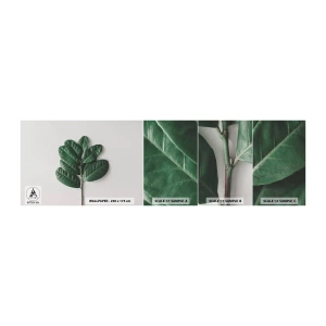 Fototapeta Próbka Samoprzylepna Deluxe Sticker - Rysunek samej natury - Liście, Roślina, Natura - 100x30 cm
