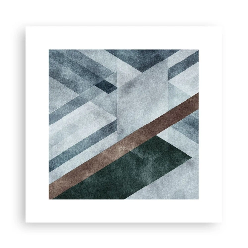 Plakat - Wyszukana elegancja geometrii - 30x30 cm