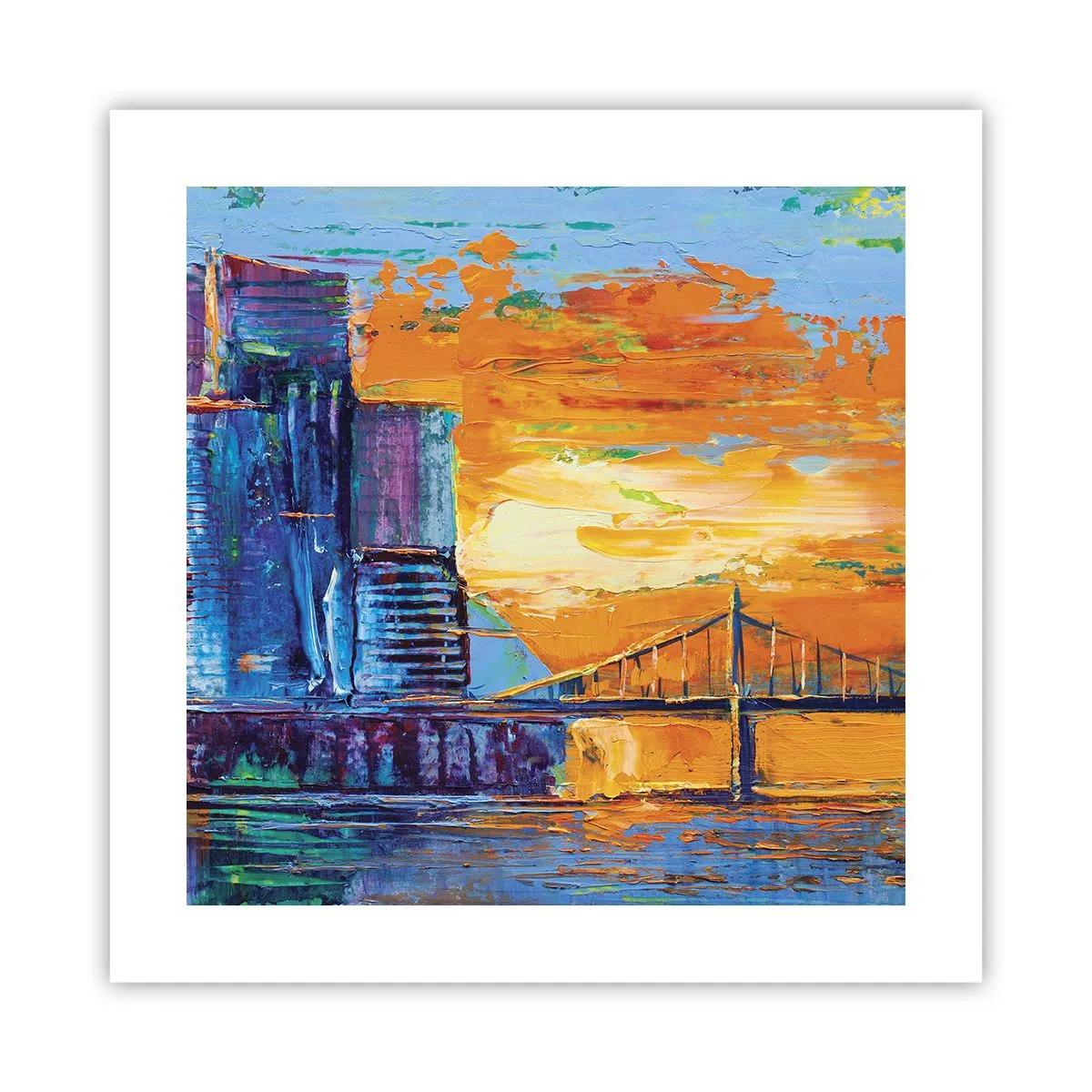 Plakat - Kultura i natura - 40x40 cm