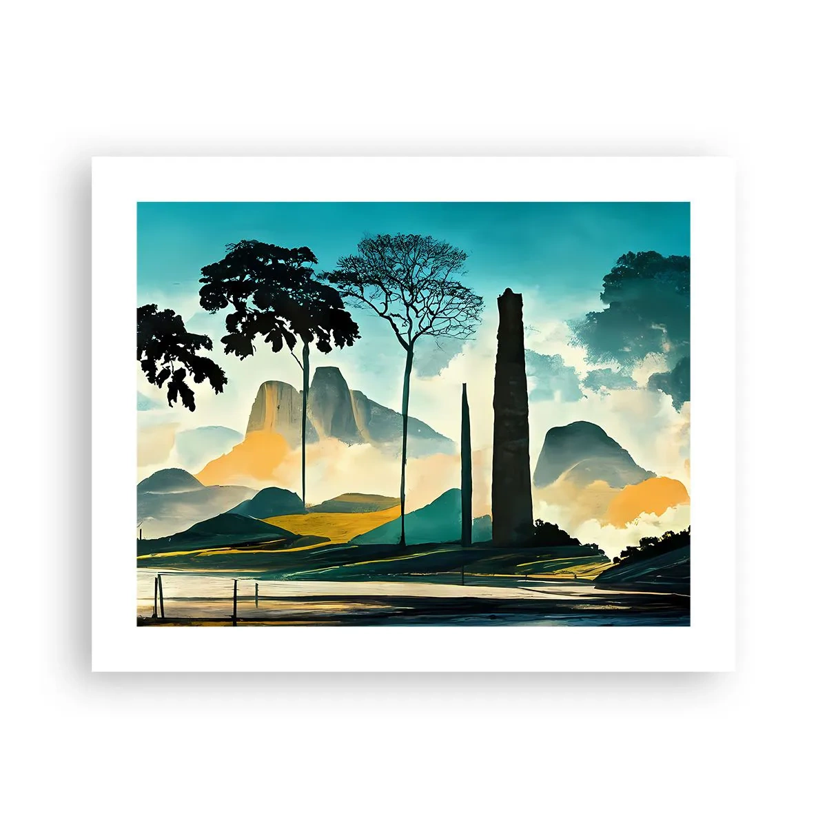 Plakat - Wciąż wyżej i wyżej - 50x40 cm