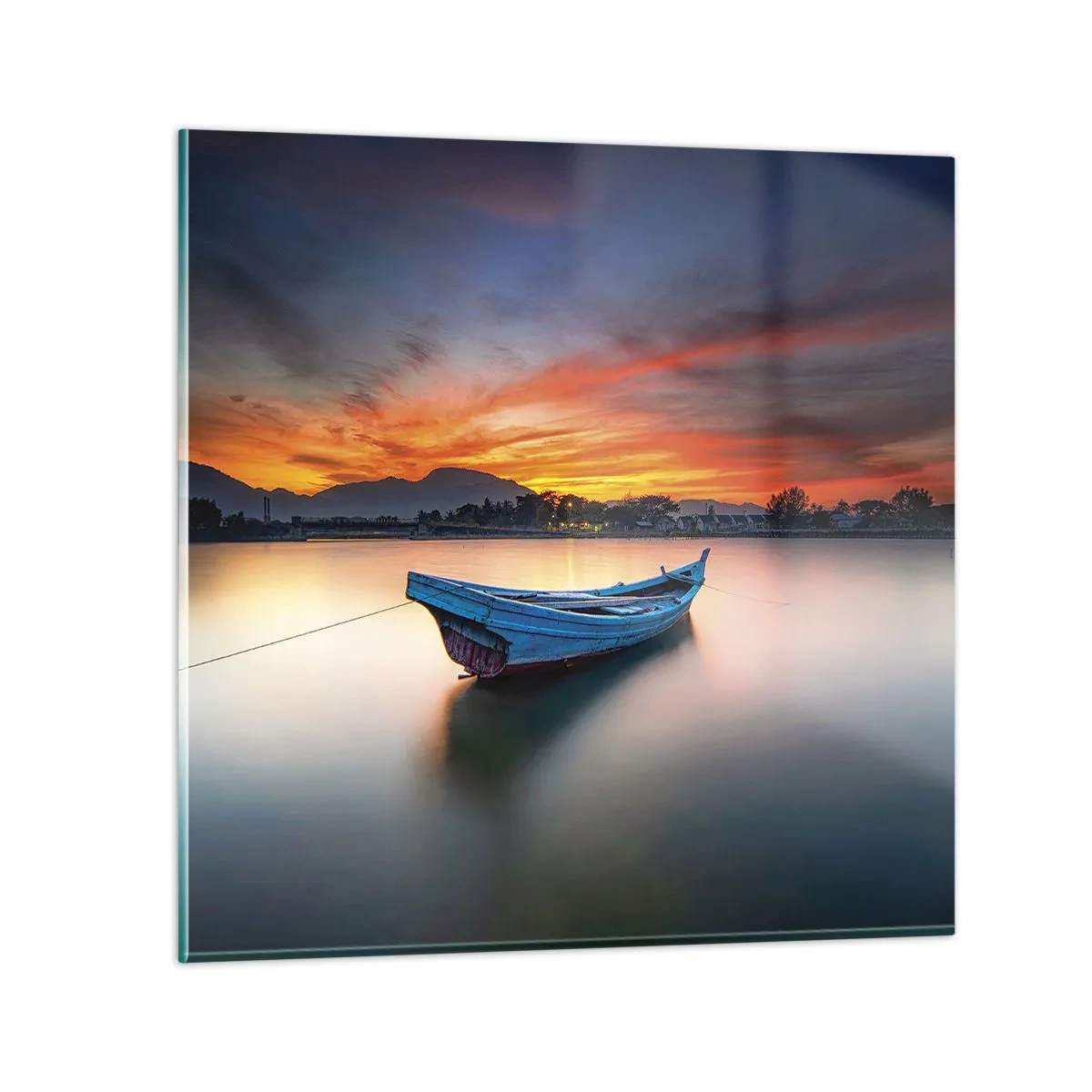 Obraz na szkle - Nadchodzi dobra noc - 70x70 cm