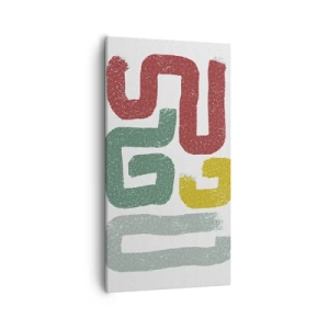 Obraz na płótnie - W nieznanym języku - 55x100 cm