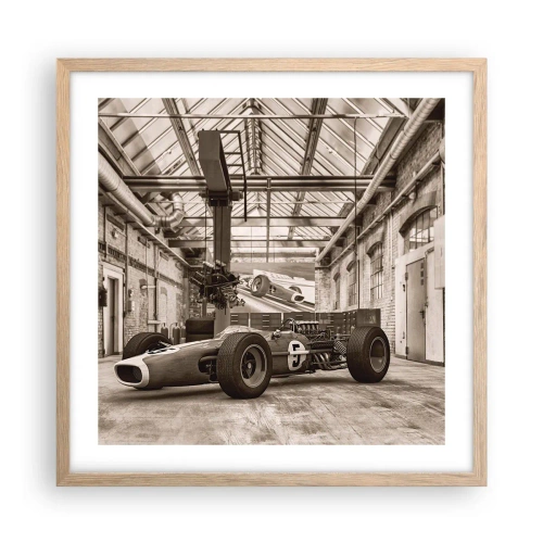 Plakat w ramie jasny dąb - Odpoczynek zwycięzcy - 50x50 cm
