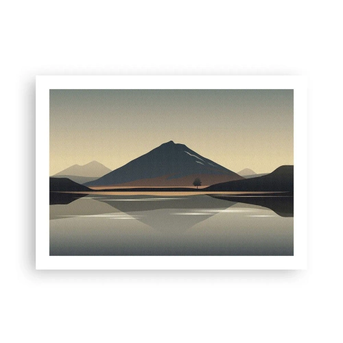 Plakat - Lustrzane odbicie - 70x50 cm