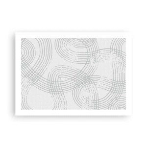 Plakat - Nie ma prostej drogi - 70x50 cm