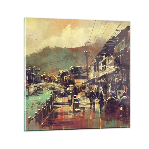 Obraz na szkle - Życie jako bogactwo szarości - 40x40 cm