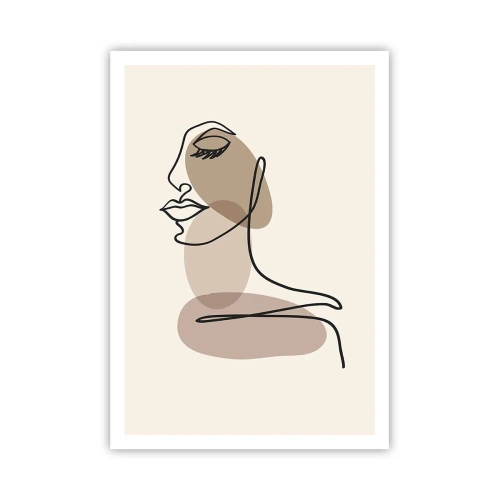 Plakat - Zasłuchana w siebie - 70x100 cm