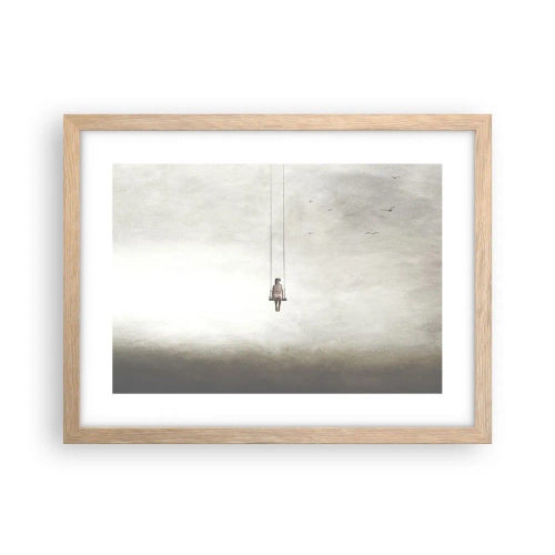 Plakat w ramie jasny dąb - Dziecko w nas - 40x30 cm