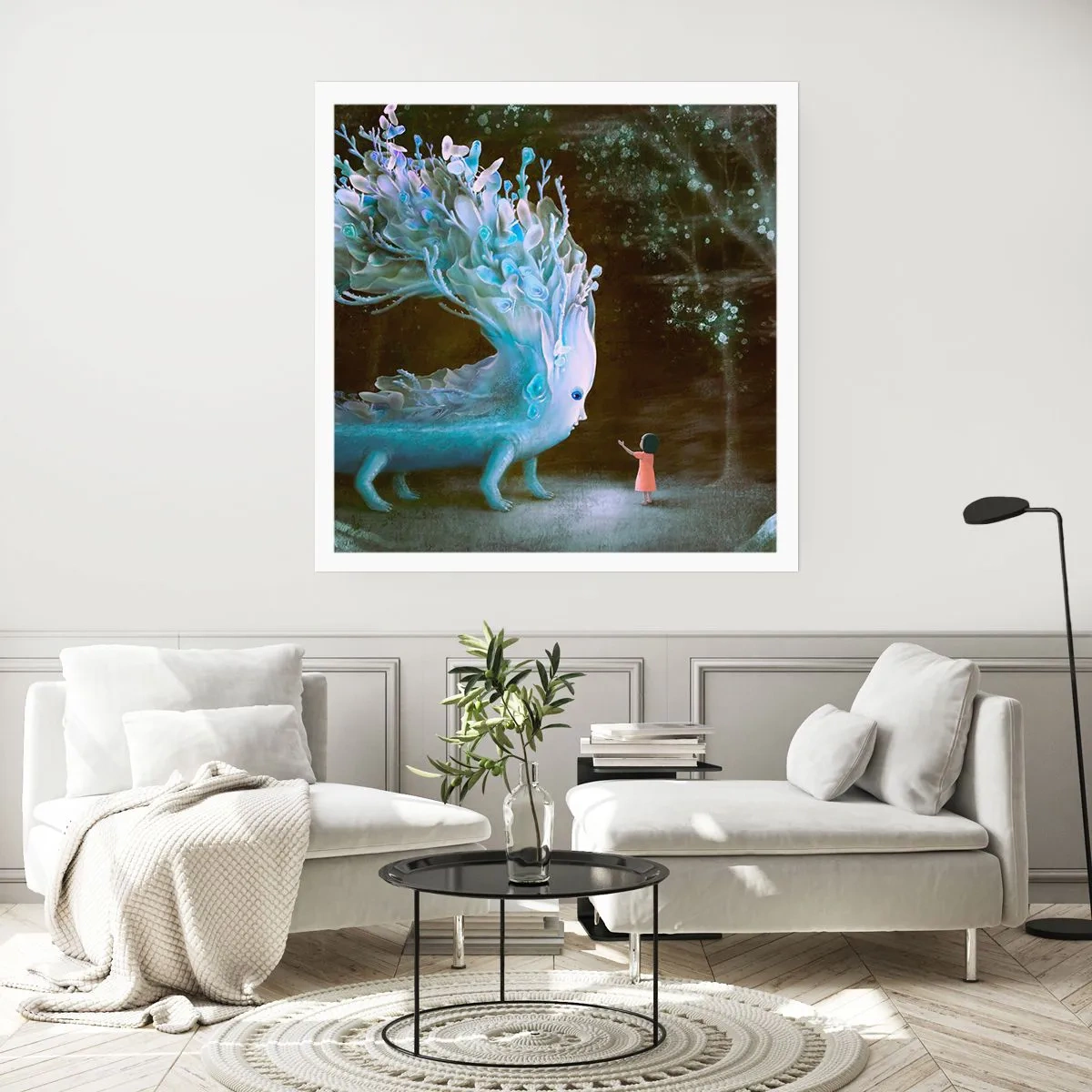 Plakat - Fantastyczne spotkanie - 50x50 cm