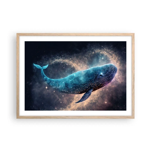 Plakat w ramie jasny dąb - Jest taki świat… - 70x50 cm