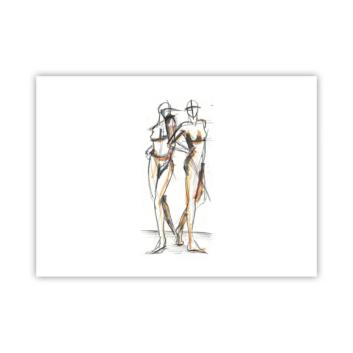 Plakat - Studium wdzięku - 70x50 cm