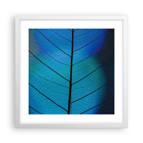 Plakat w białej ramie - Misterna budowa - 40x40 cm