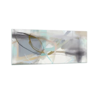 Obraz na szkle - Abstrakcja zamglona - 100x40 cm
