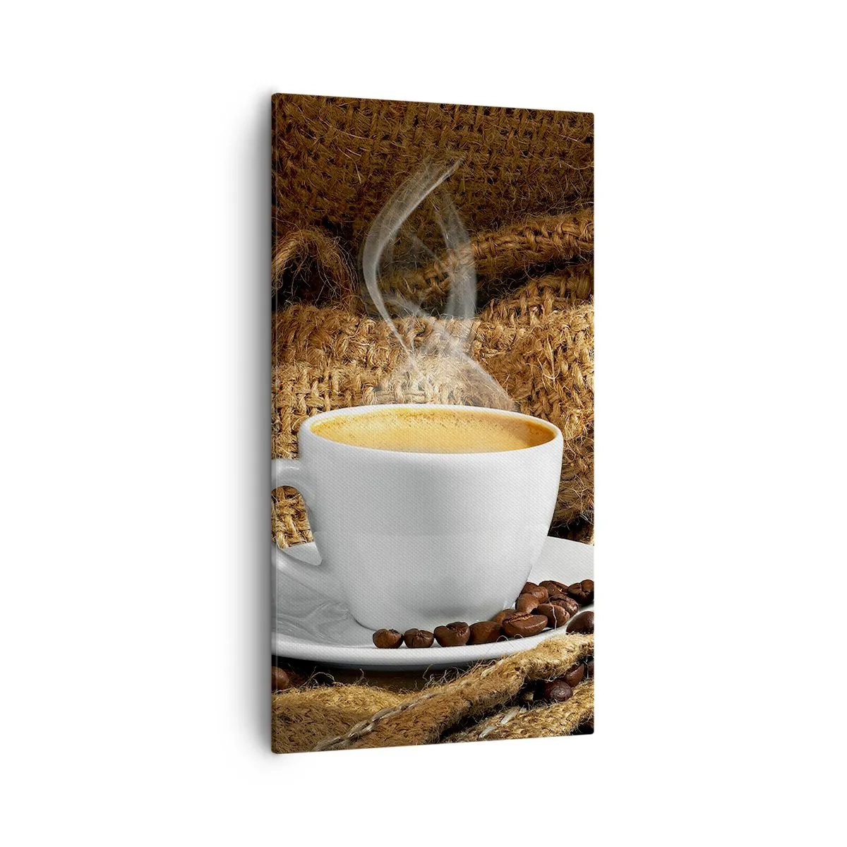 Obraz na płótnie - Zapach moki i gęstość miodowego płynu - 55x100 cm